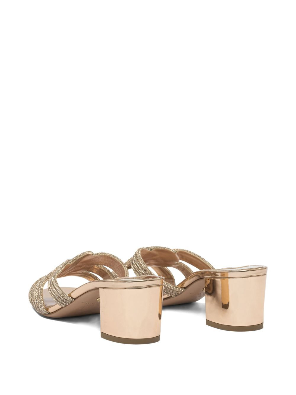 Felix crystal-embellished block-heel sandals - 4