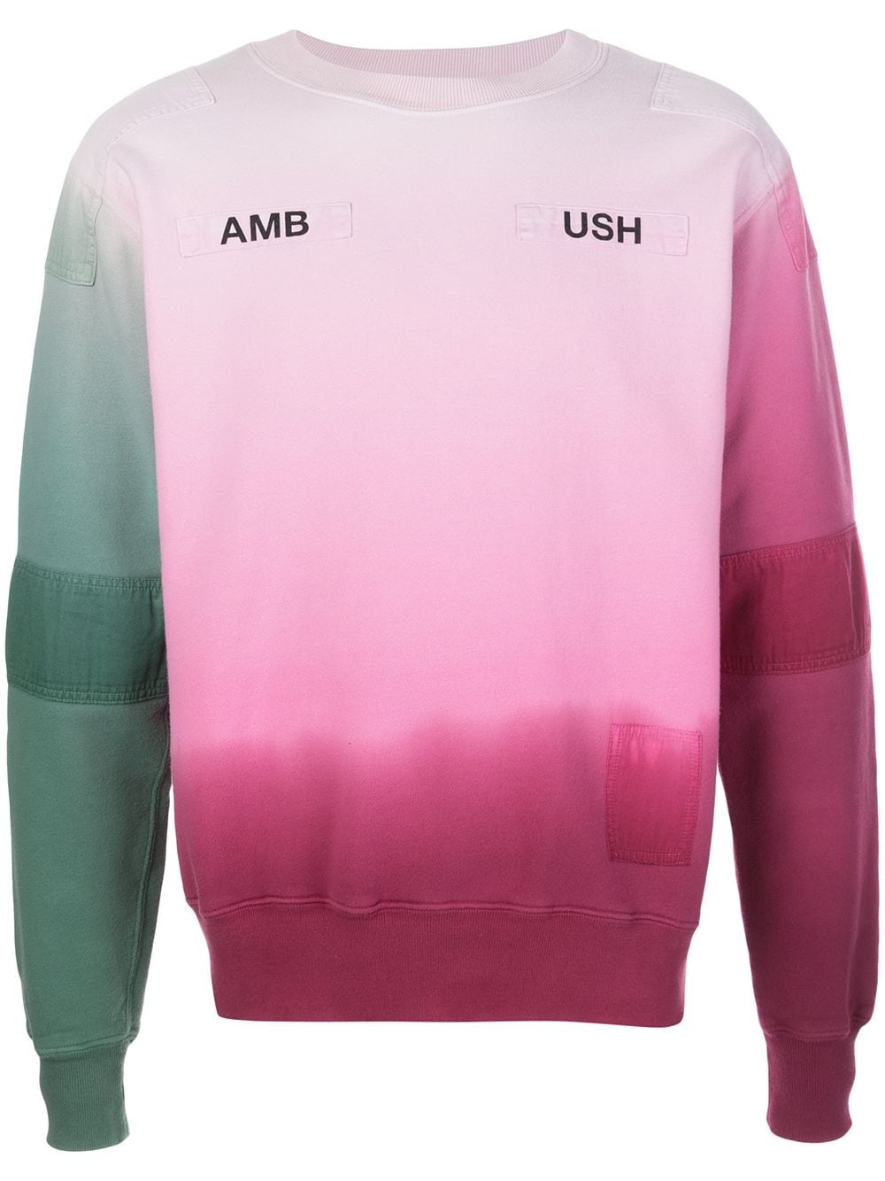 logo-print ombré sweatshirt - 1