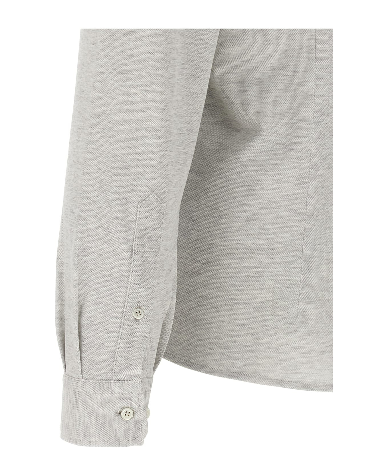 Piqué Cotton Shirt - 4