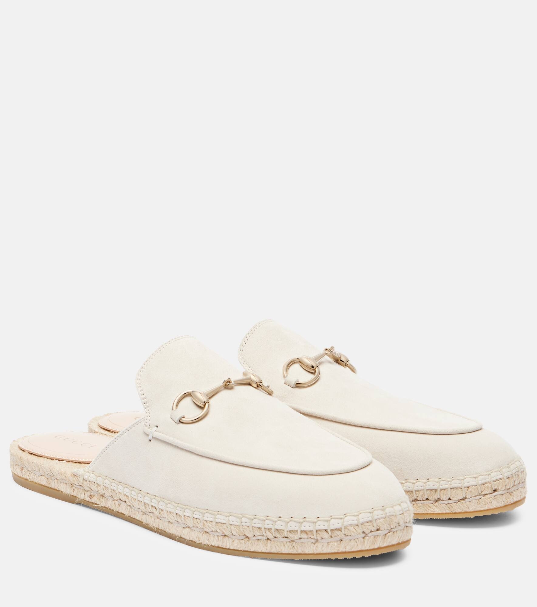 Cleo suede espadrille mules - 1