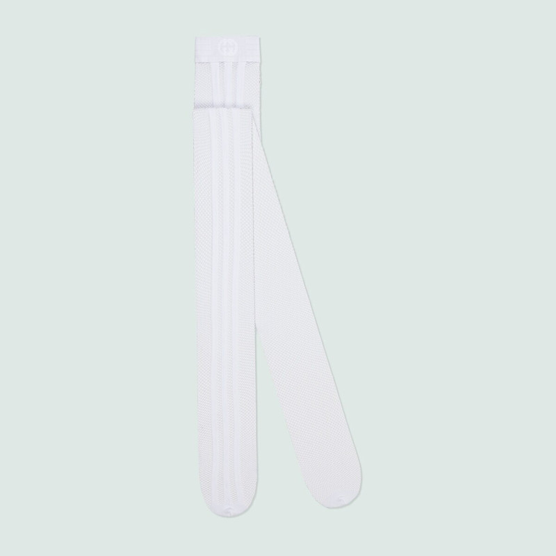 GUCCI adidas x Gucci fishnet tights outlook