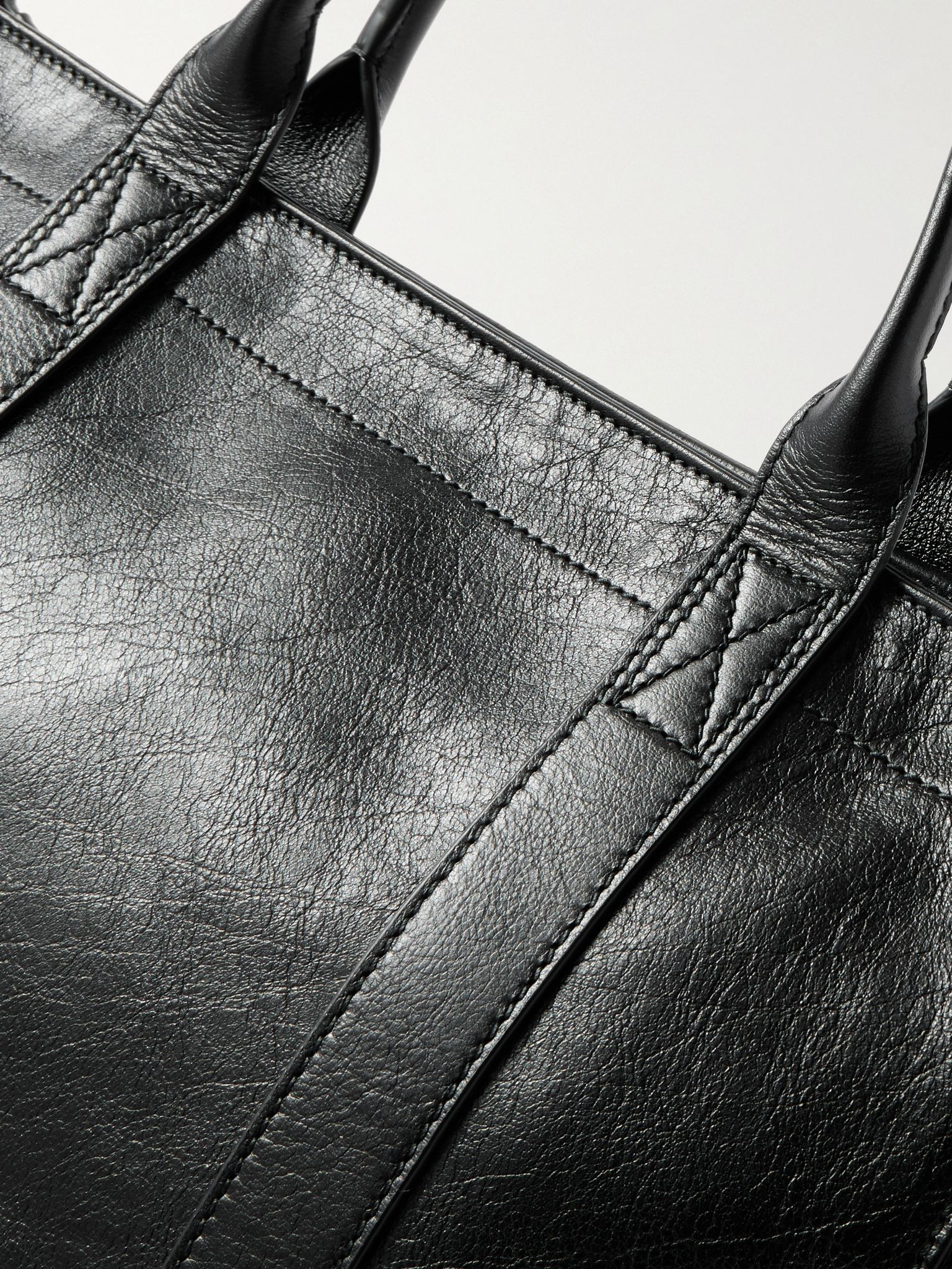 Mariner Elvis Leather Tote Bag Black - 4