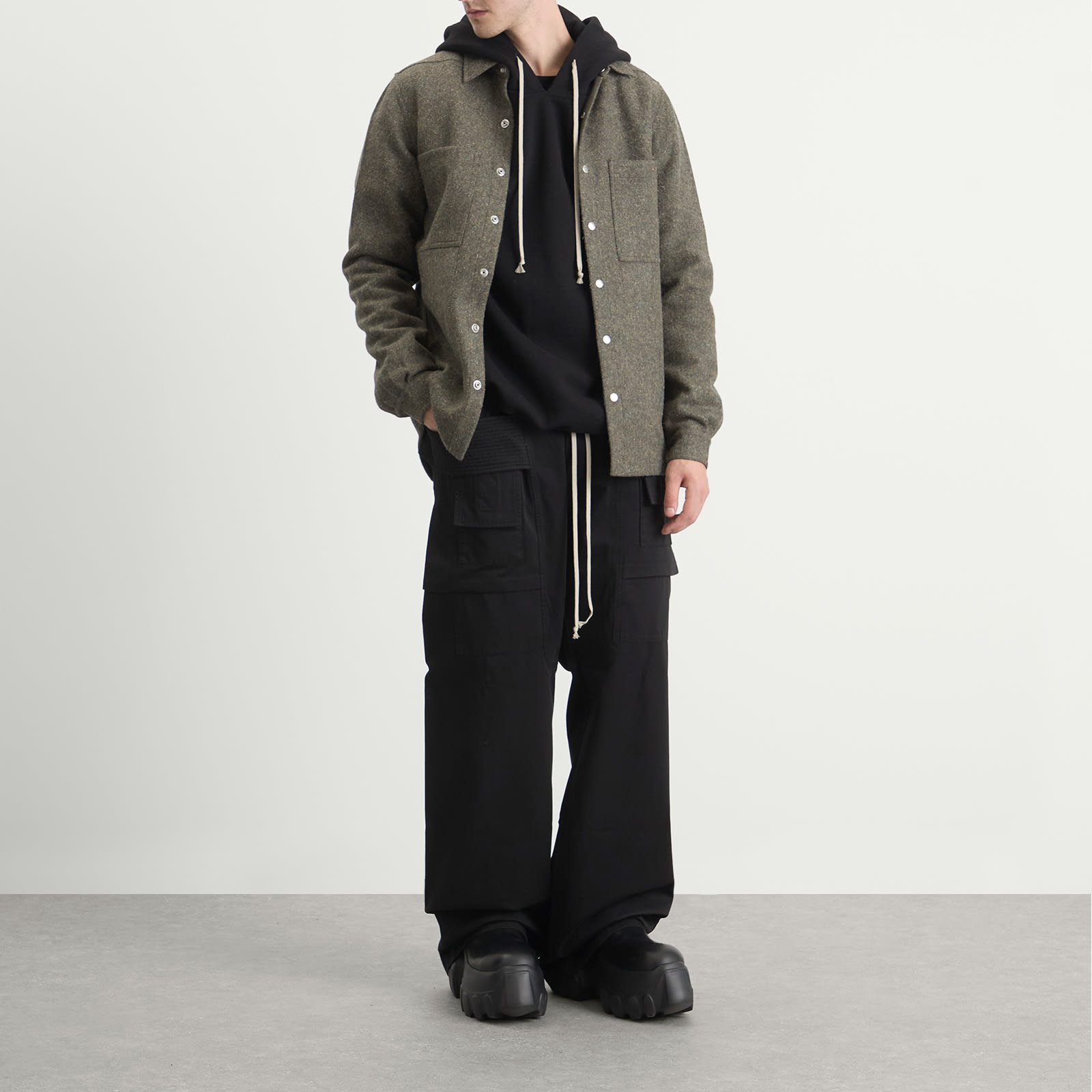 Rick Owens Wool Outershirt - 4