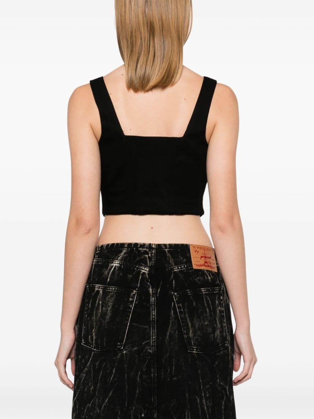 crystal-embellished corset top - 4