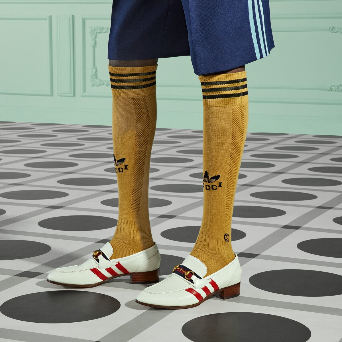 adidas x Gucci knit cotton socks - 3