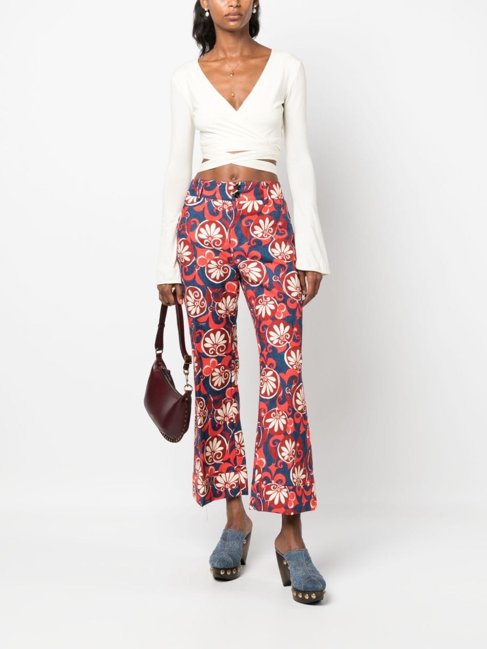 Hendrix floral-print cotton trousers - 2