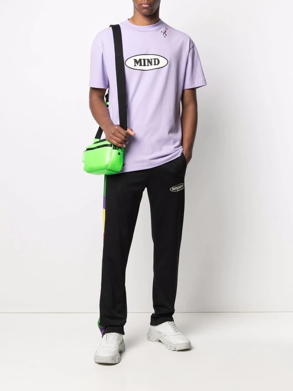 x Missoni colour block trim logo track pants - 2