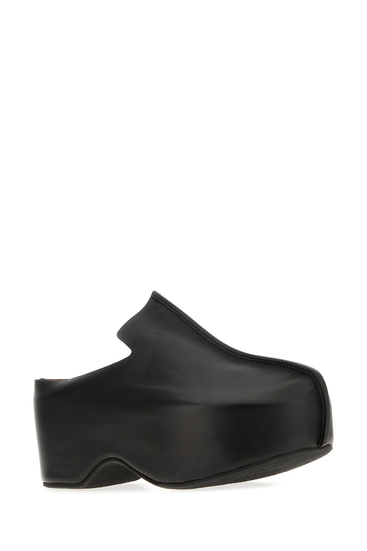 Black leather clogs - 2