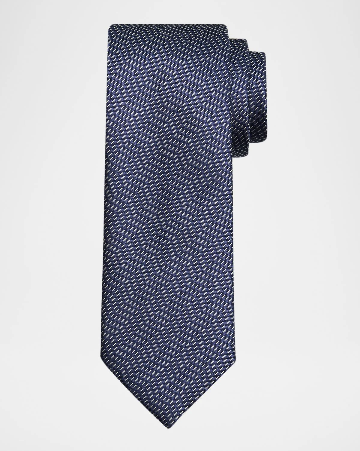 Men's Silk Micro-Jacquard Tie - 1
