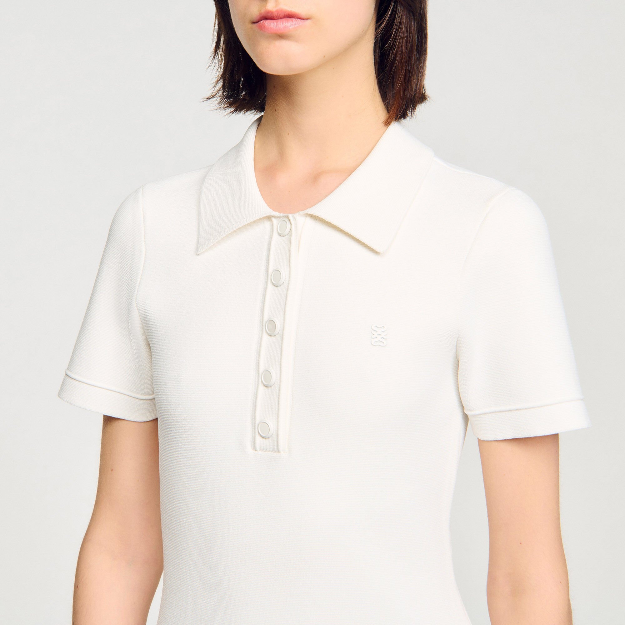 MINI KNIT DRESS WITH POLO NECK - 3