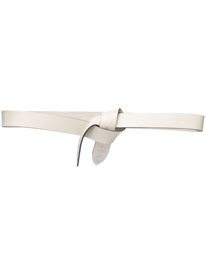 Lecce studded leather belt - 1