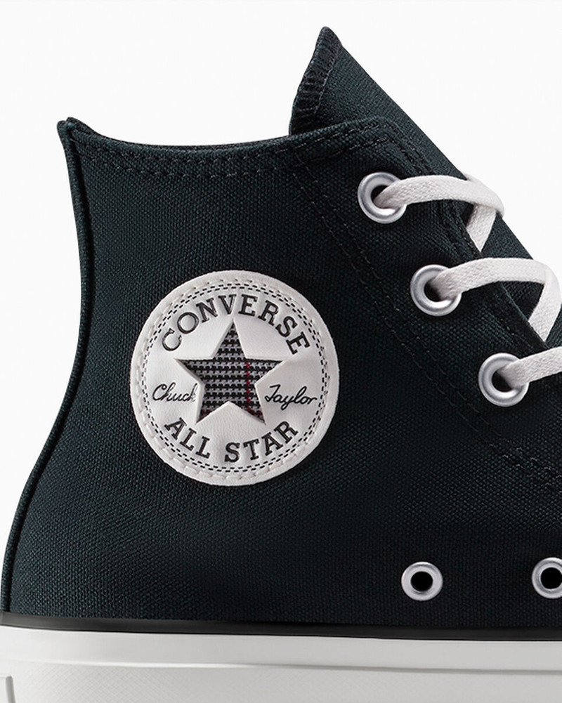 Chuck Taylor 모든 스타 리프트 플랫폼 꽃 패치 워크 9