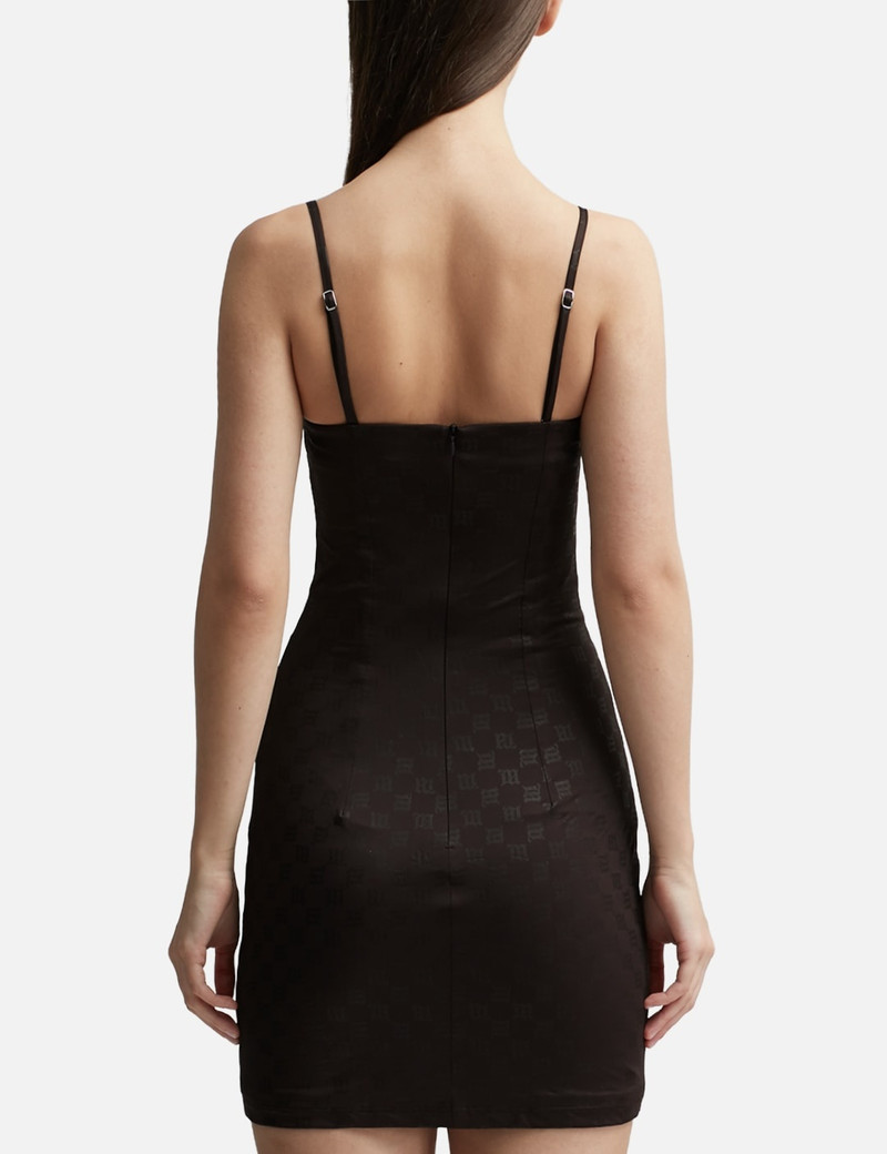 MONOGRAM SPAGHETTI MINI DRESS 3