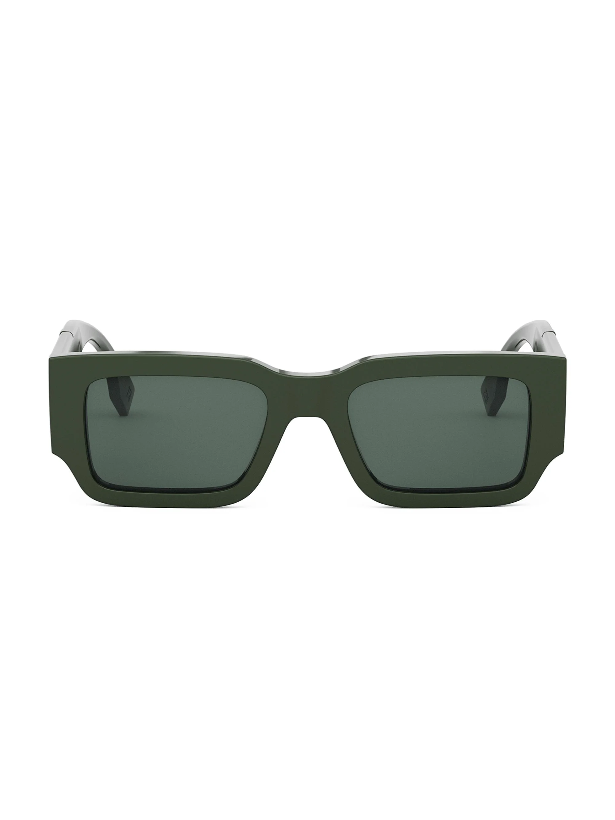 Men 51MM Rectangular Sunglasses - Dark Green Green - 1