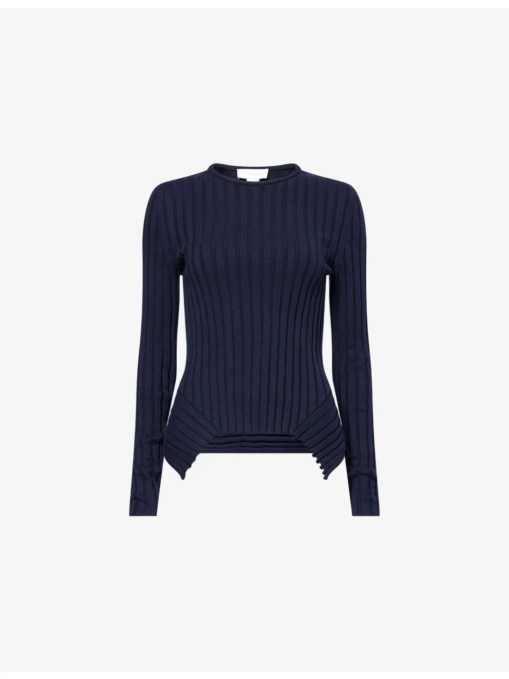 Textured Cotton Knit Top - 1