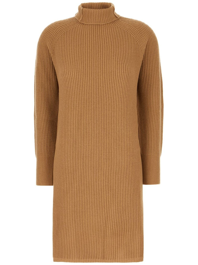 fisherman's rib-knit midi dress 1