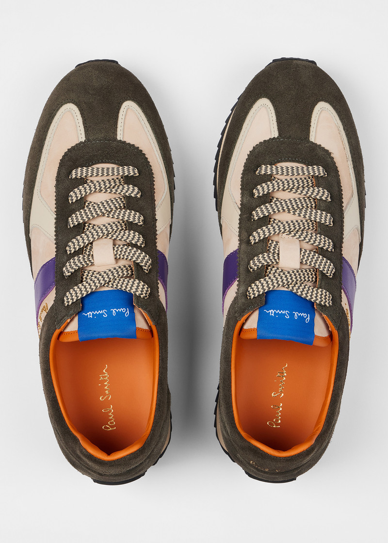 Khaki 'Vignola' Trainers 5