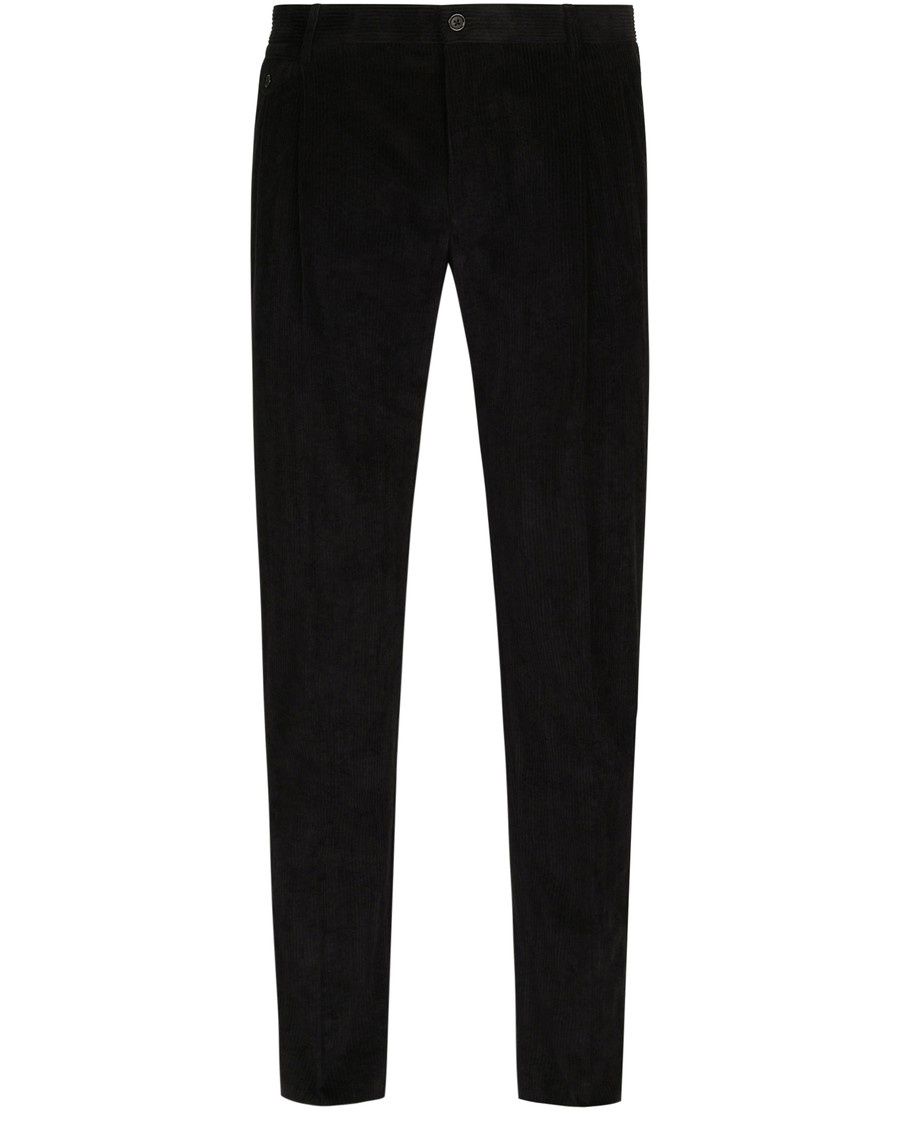 Stretch corduroy pants - 1