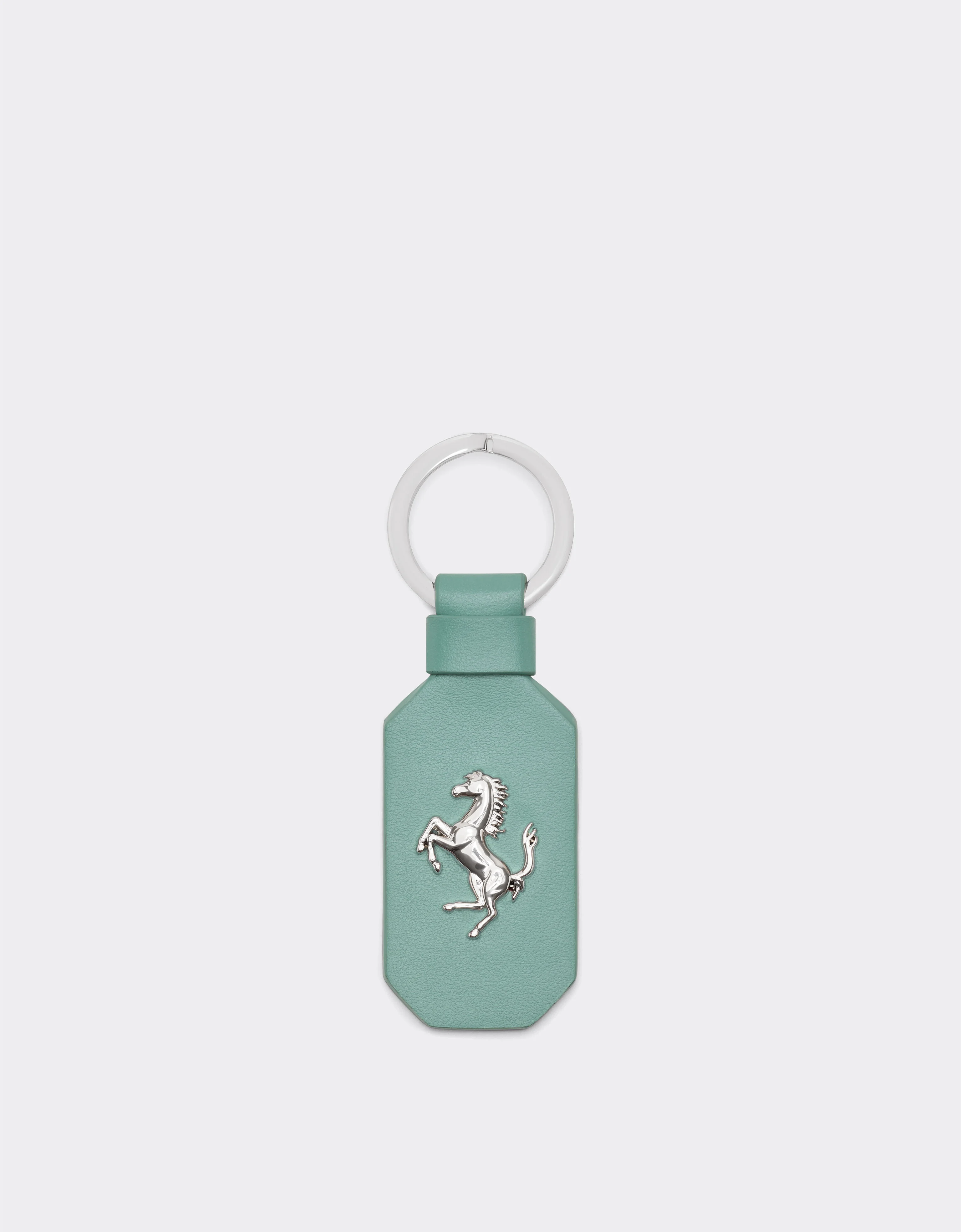 Leather keyring with Prancing Horse - 1