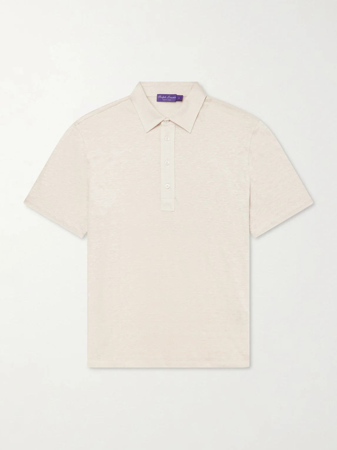 Logo-Embroidered Linen-Jersey Polo Shirt - 1