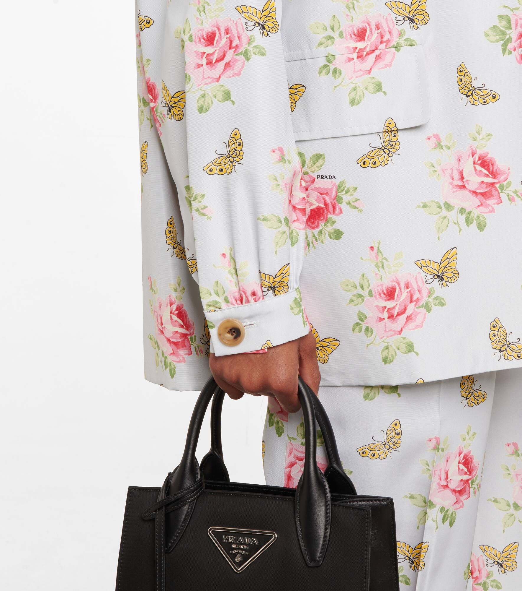 Printed silk jacket - 5