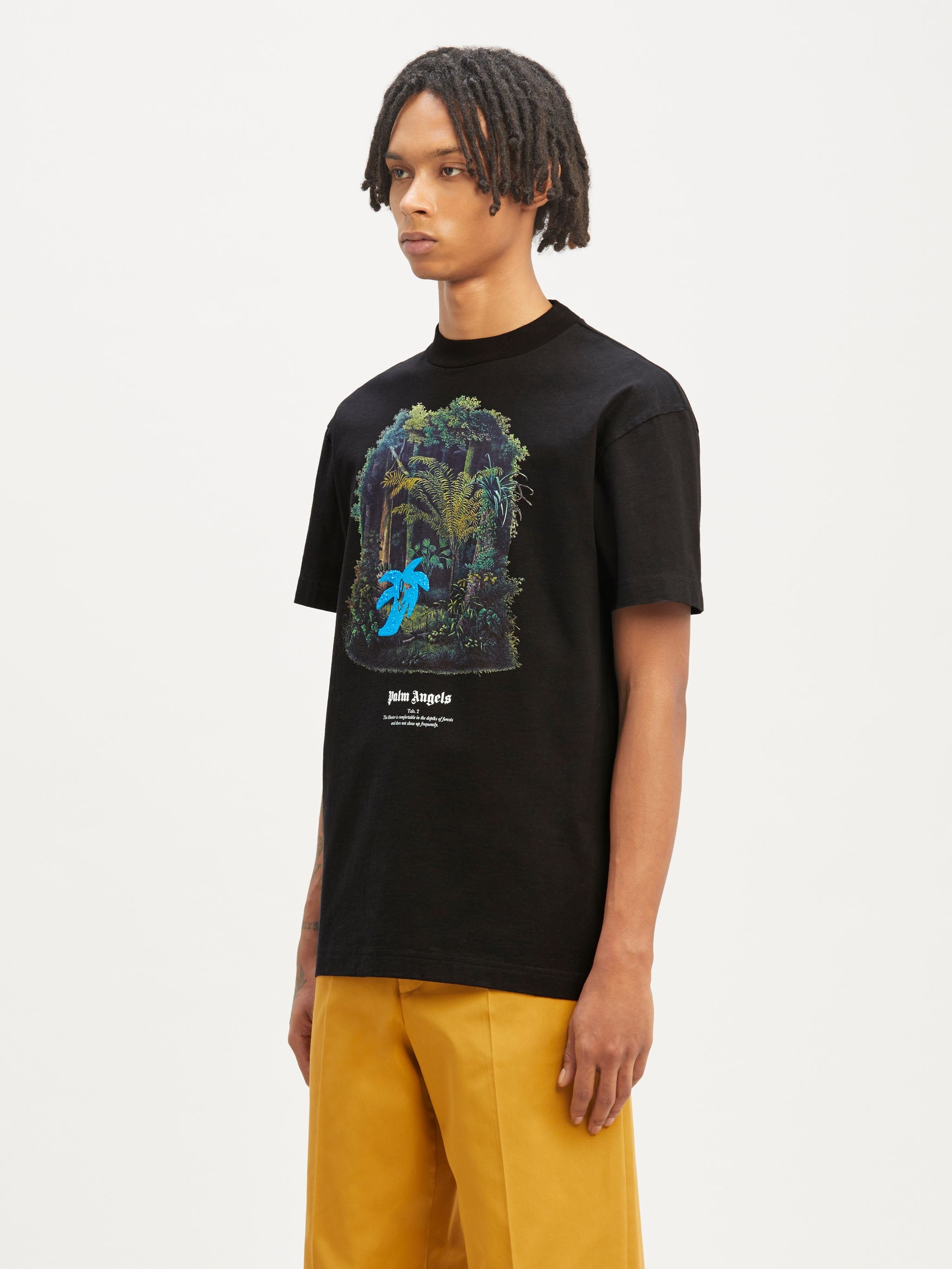 エンボスプリント【PALM ANGELS】HUNTING IN THE FOREST Tシャツ Palm Angels Hunting In The Forest T-Shirt | REVERSIBLE