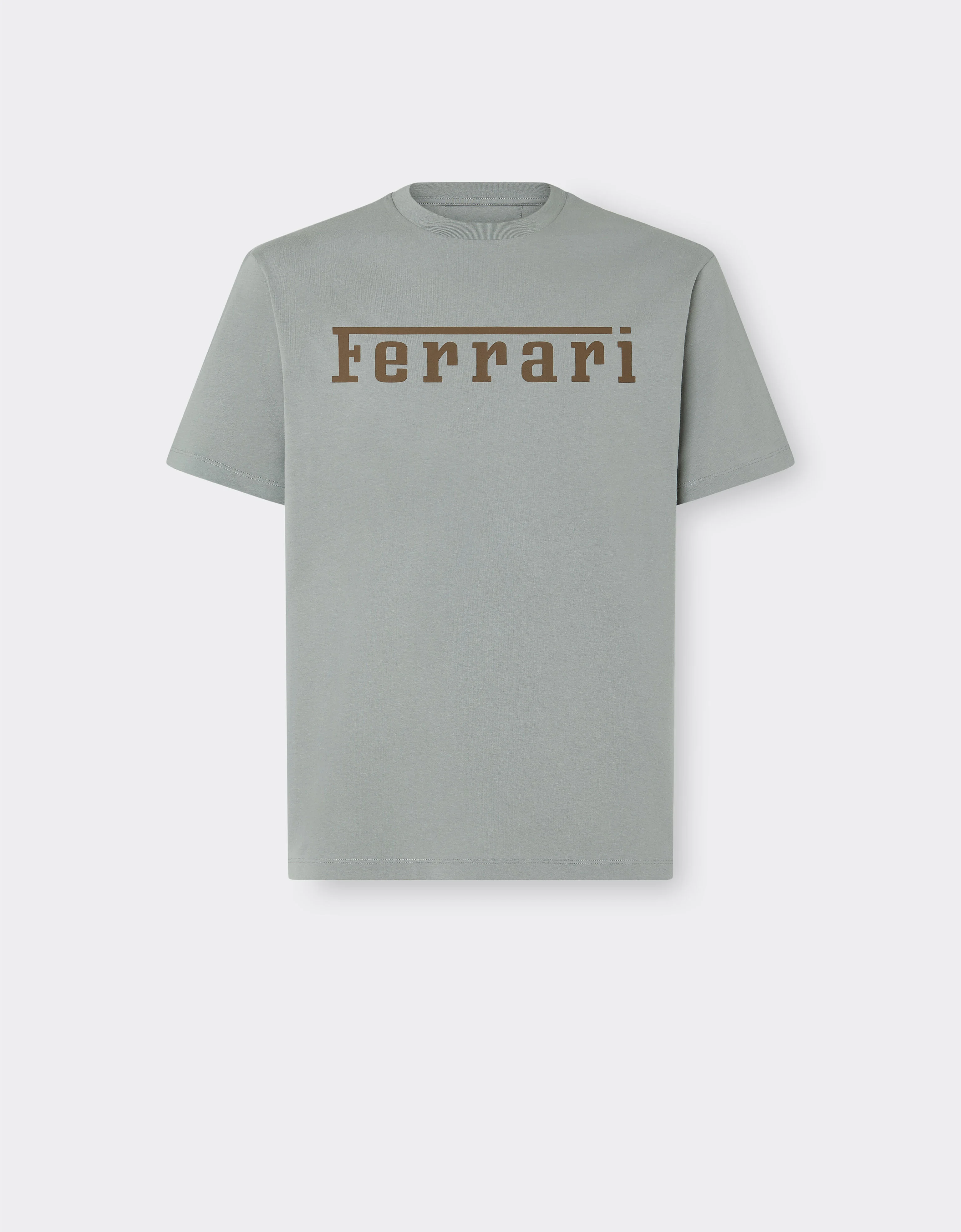Cotton T-shirt with Ferrari logo - 1