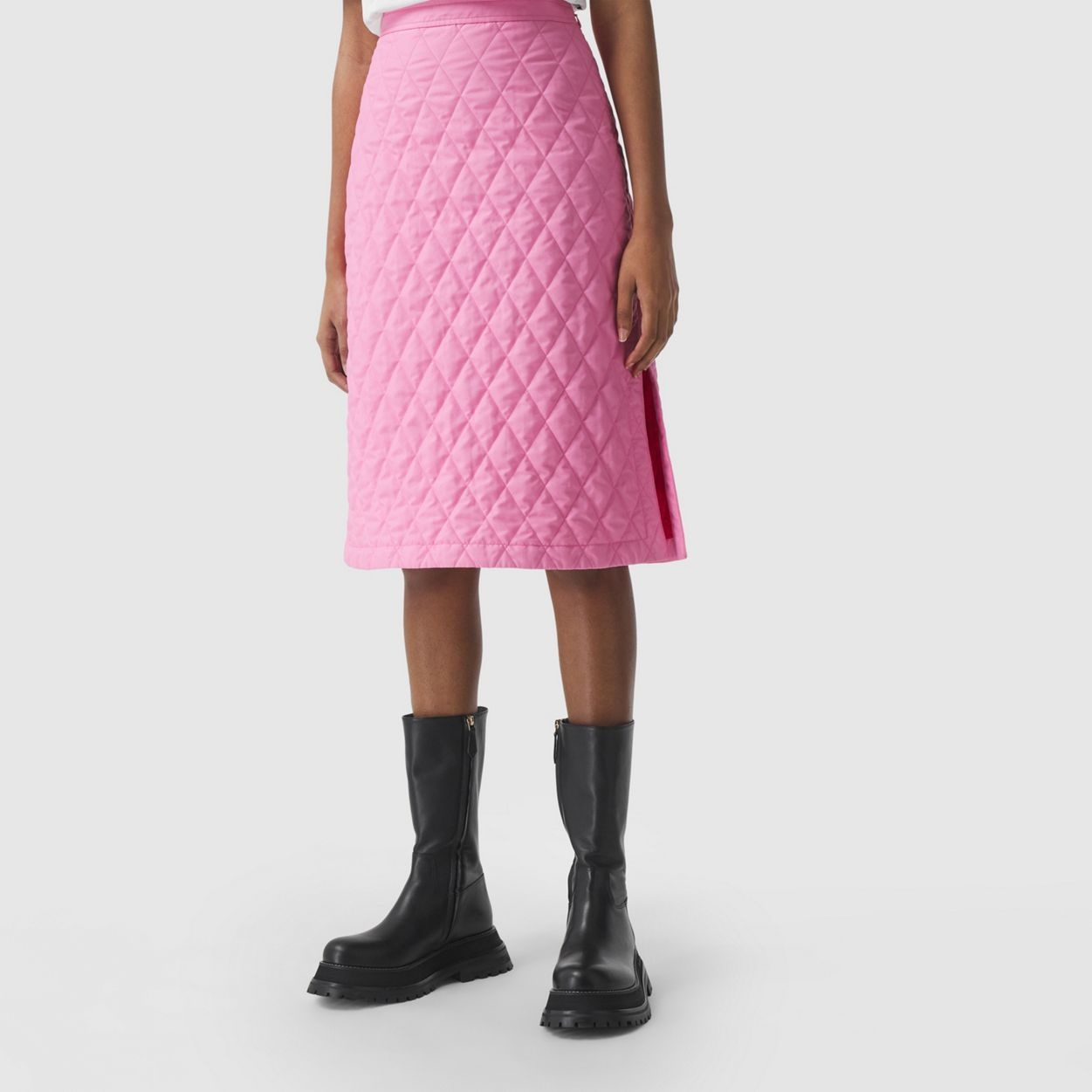 Diamond Quilted Skirt - 5