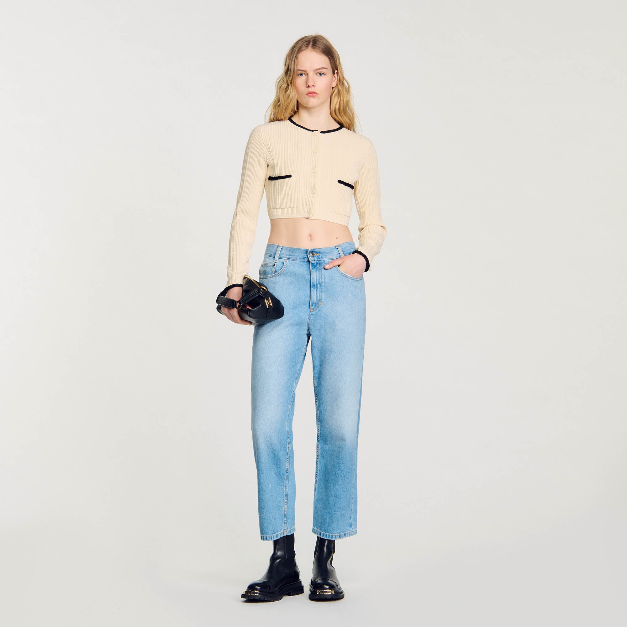 POINTELLE KNIT CARDIGAN - 2