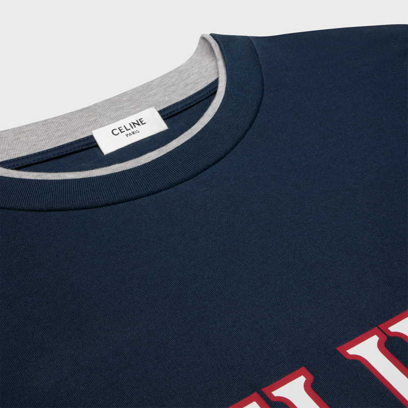 celine loose t-shirt in cotton jersey 3