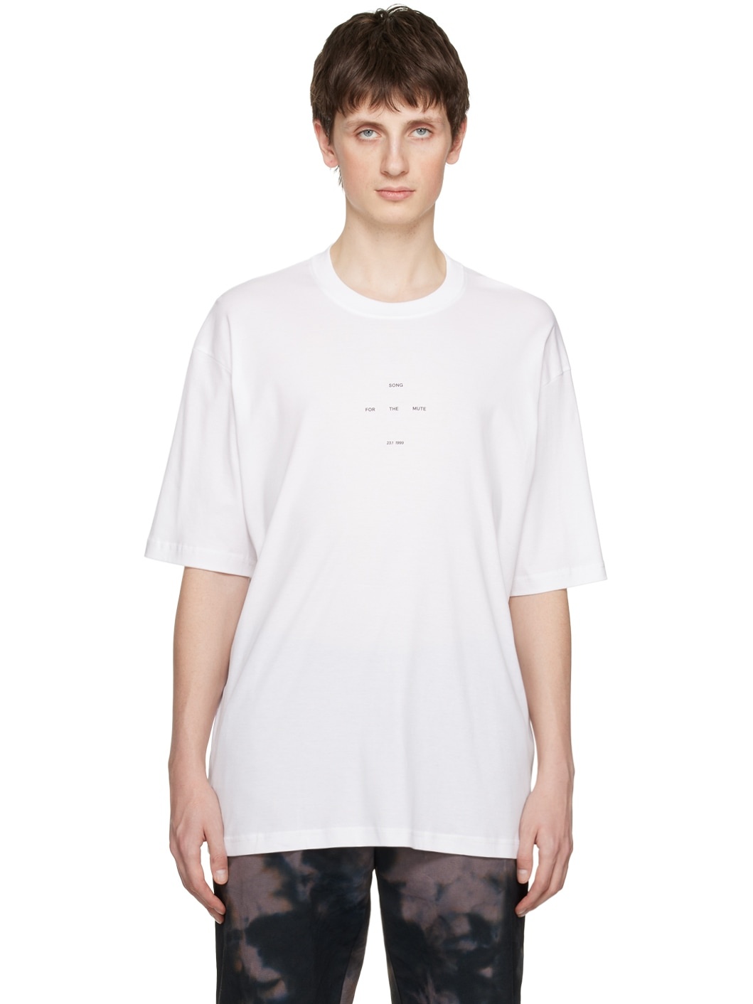 White Oversized T-Shirt - 1