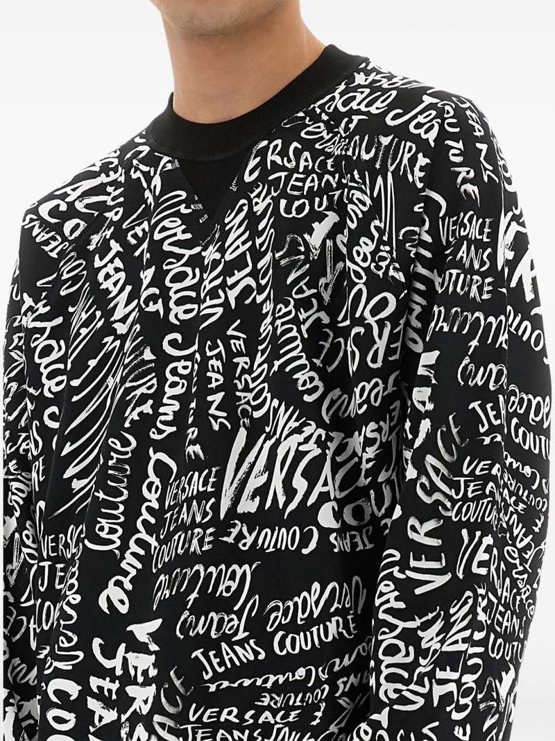 VERSACE JEANS COUTURE graphic-print sweatshirt outlook
