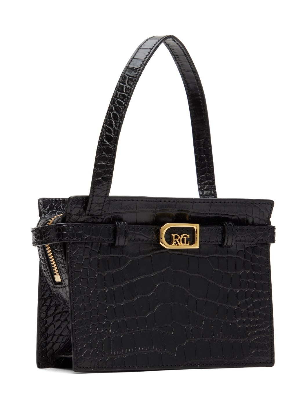 RECTO Black Mini Rectangular Bag | REVERSIBLE