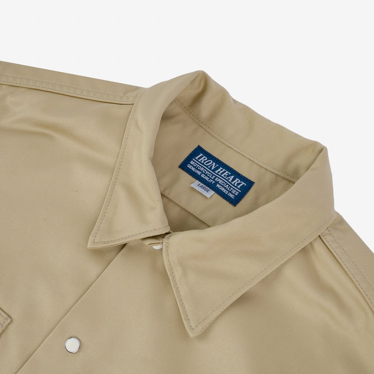 IHSH-383-BEI 9oz T/C Mechanic Shirt - Beige - 7