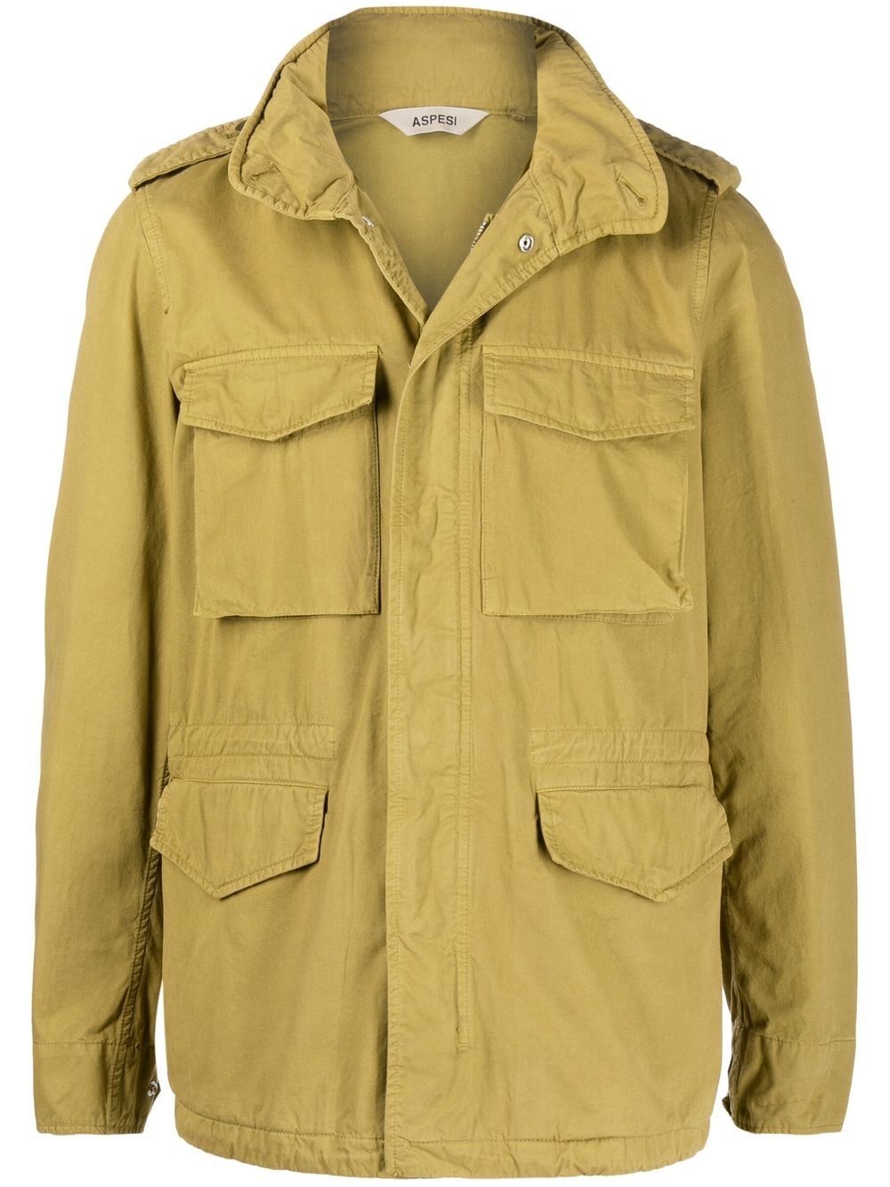 high-neck military jacket - 1