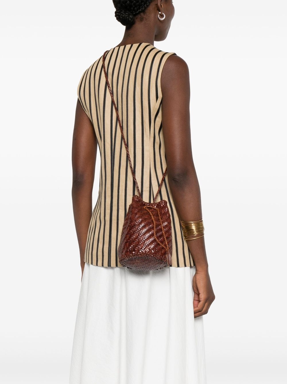 Pompom Double Jump bucket bag - 2