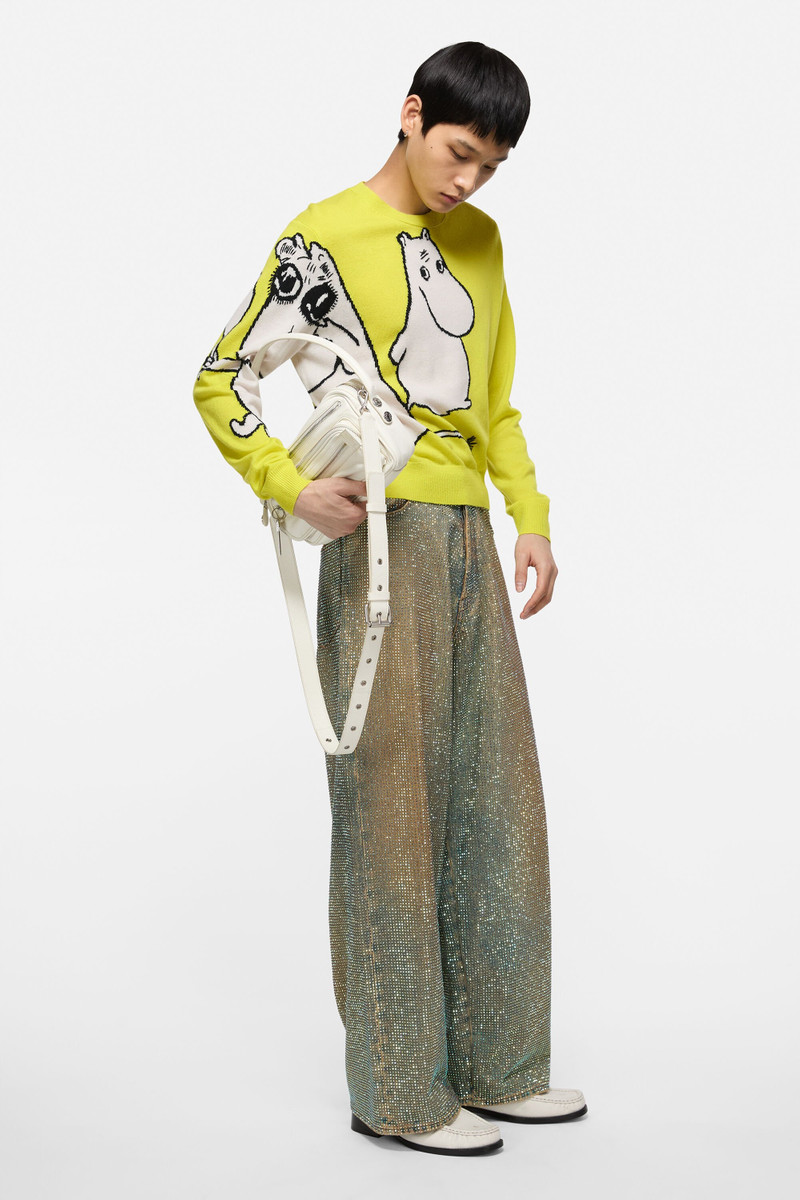 Acne Studios Jumper Acne Studios x Moomin - Neon yellow outlook