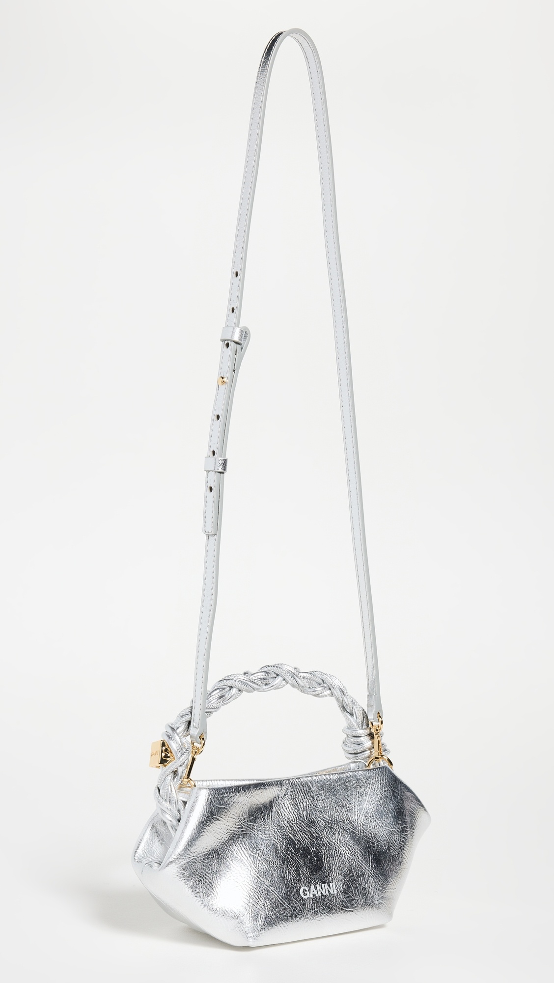 【GANNI】Ganni Bou Bag Mini Silver Silver Silver Mini GANNI Bou Bag | GANNI US