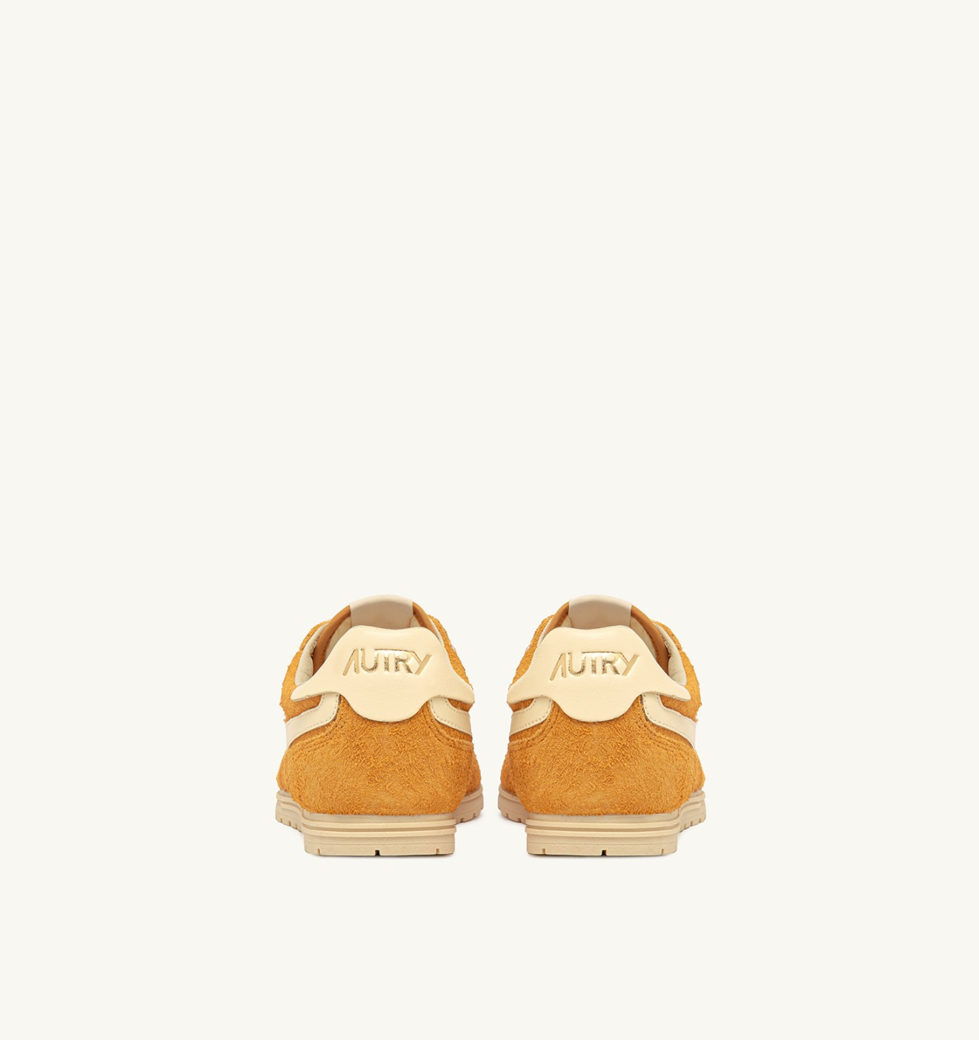 SNEAKERS WINDSPIN IN SUEDE AND LEATHER COLOR CADMIUM AND RUTABAGA - 3