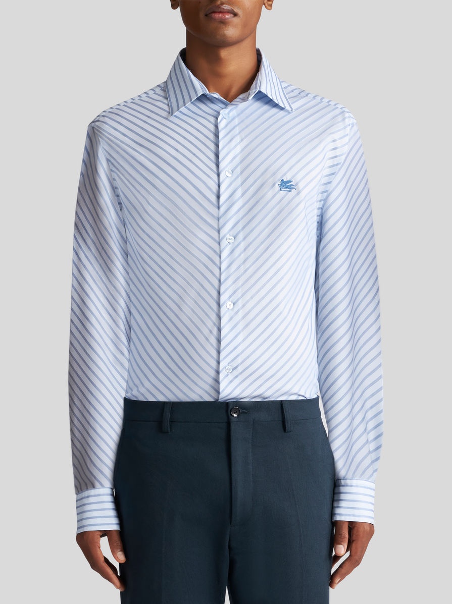 STRIPED SHIRT WITH PEGASO - 2