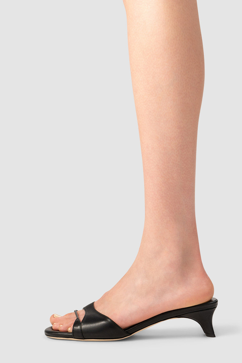 Babygirl Black Nappa Leather Slip-On Mule 4