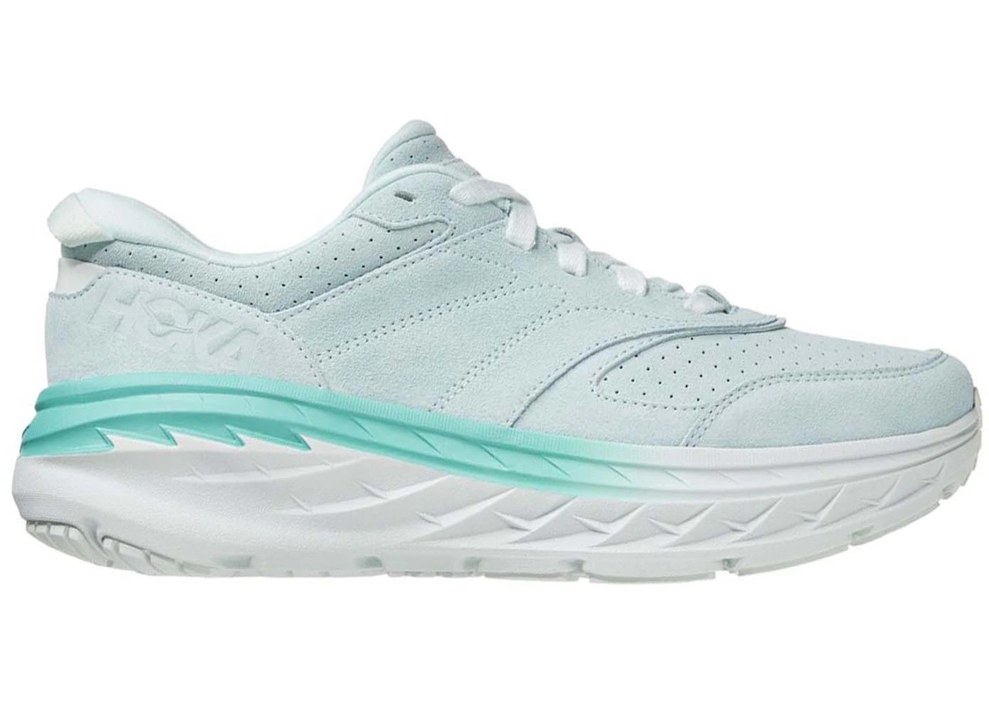 Hoka One One Bondi L Suede Blue Glass (All Gender) - 1