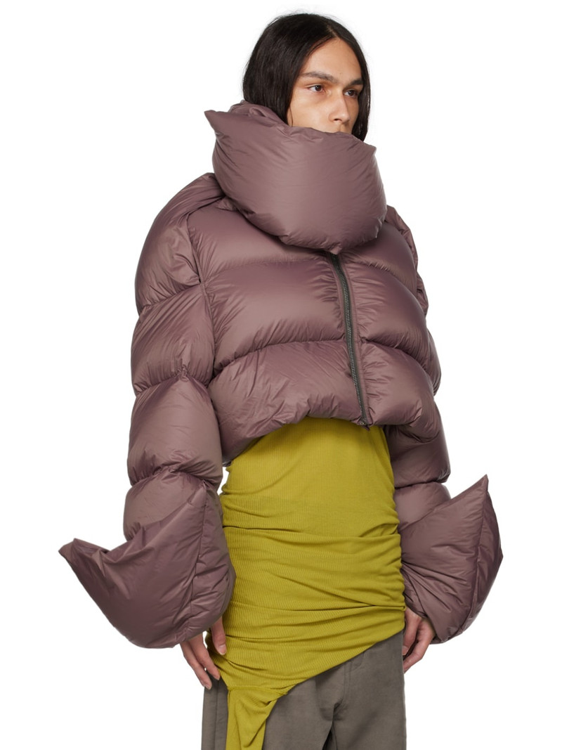 Rick Owens Purple Babel Mountain Down Jacket - 232232M178020