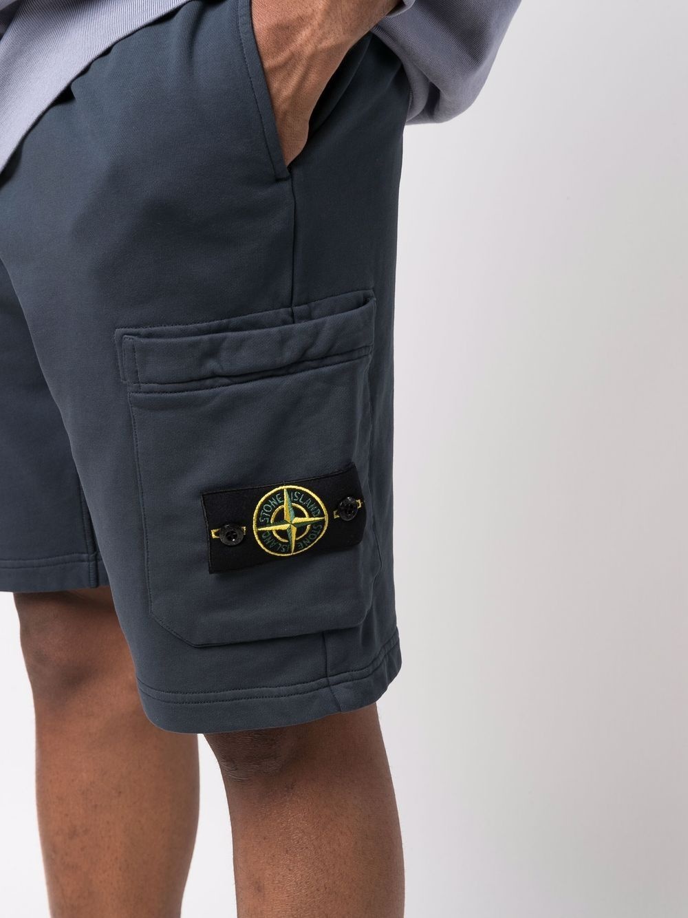 Compass-patch track shorts - 5