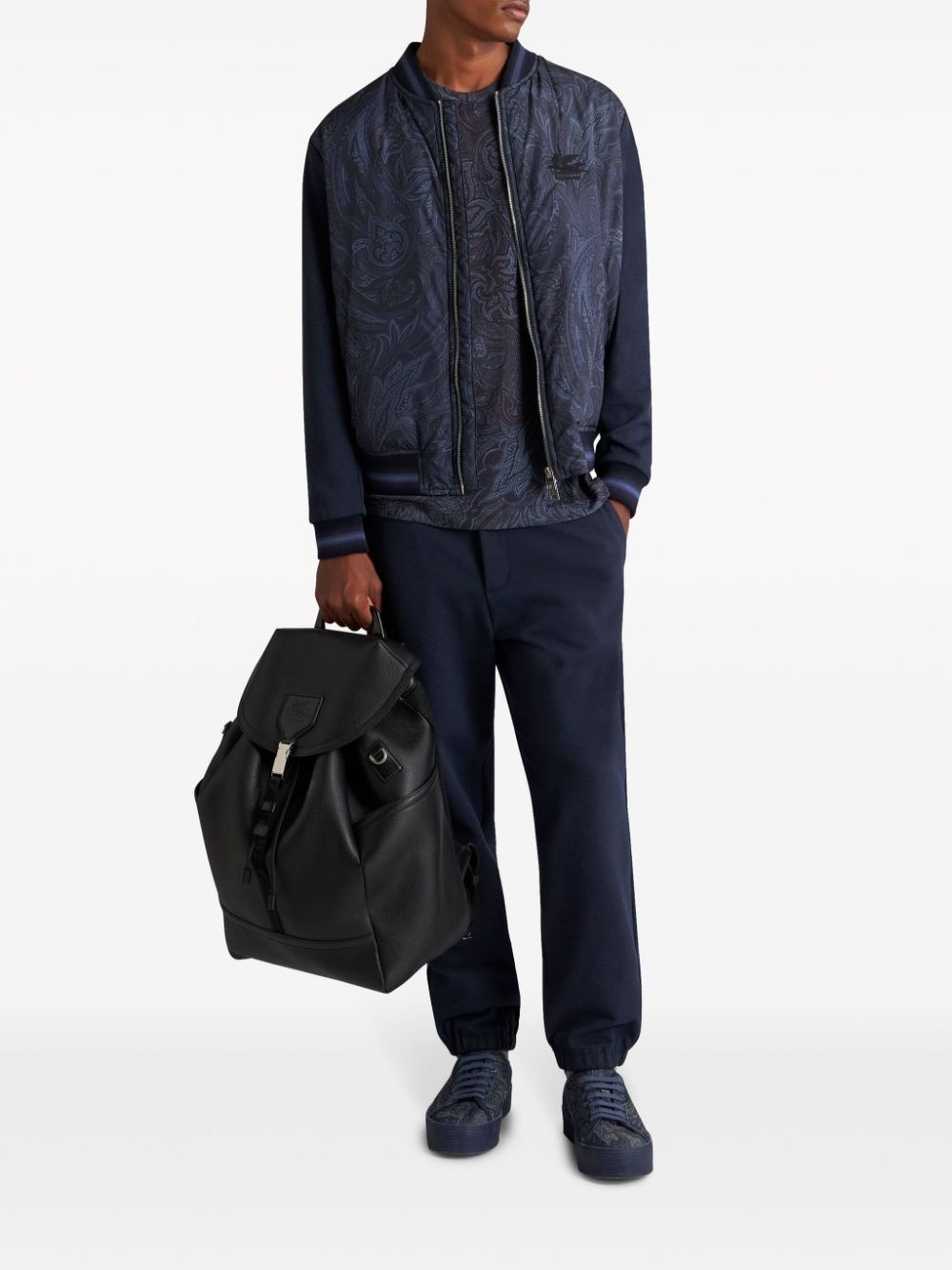 Pegaso-appliquÃ© track pants - 2