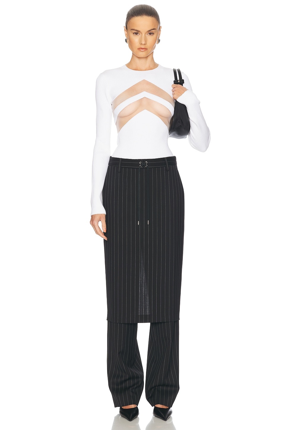 Transparent Chevron Top - 4
