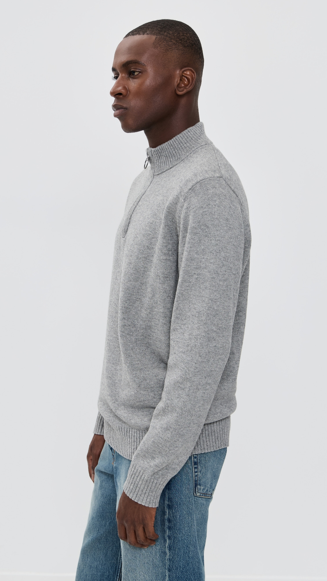 Kelson Quarter Zip Knitted Sweater - 3