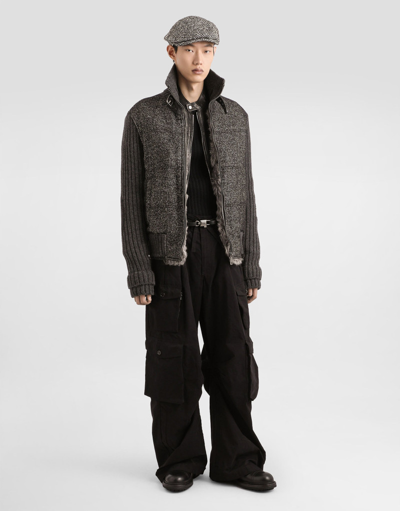 Dolce & Gabbana Knitted houndstooth jacket outlook