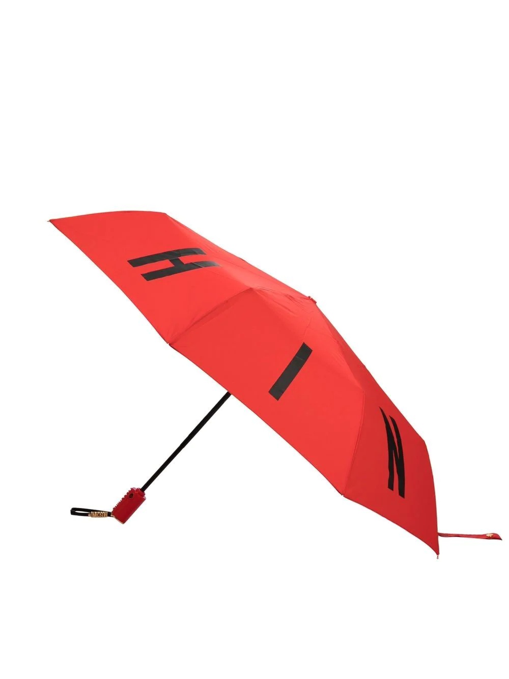 logo-print folded umbrella - 3