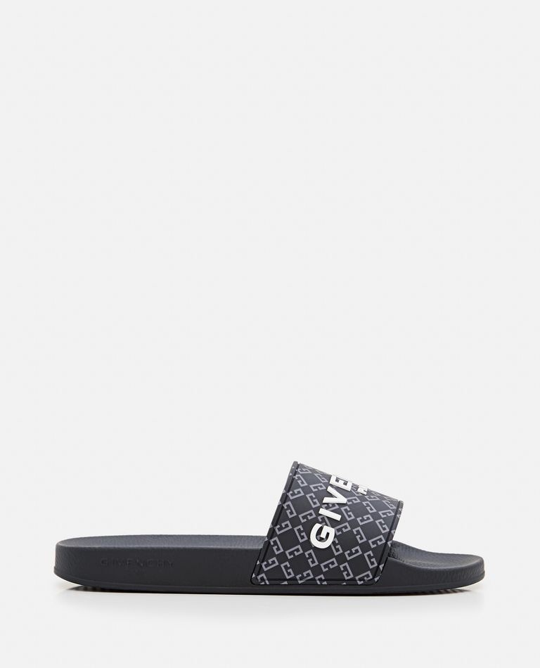 Givenchy SLIDE FLAT SANDALS | biffi | REVERSIBLE